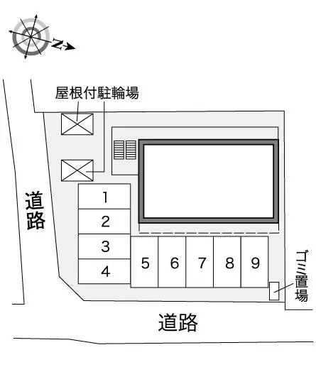 ★手数料０円★岸和田市野田町 月極駐車場